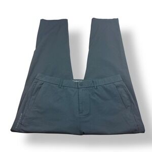 MUNICIPAL Men's Charcoal Gray Chino Pants Size 38x31 Utility Stretch